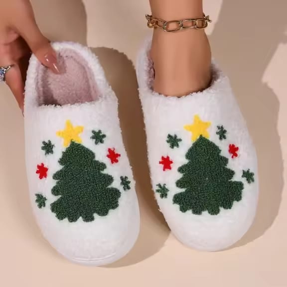 Pantoufles Noël 