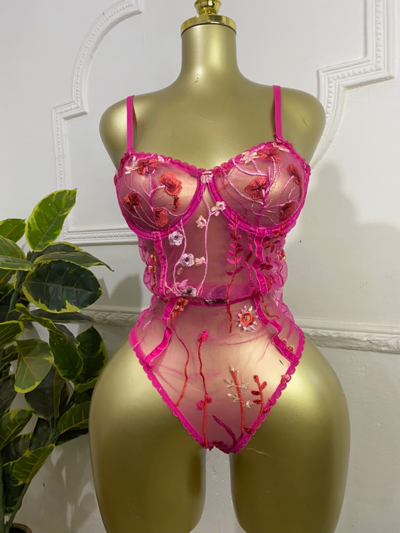 Bodysuit transparent