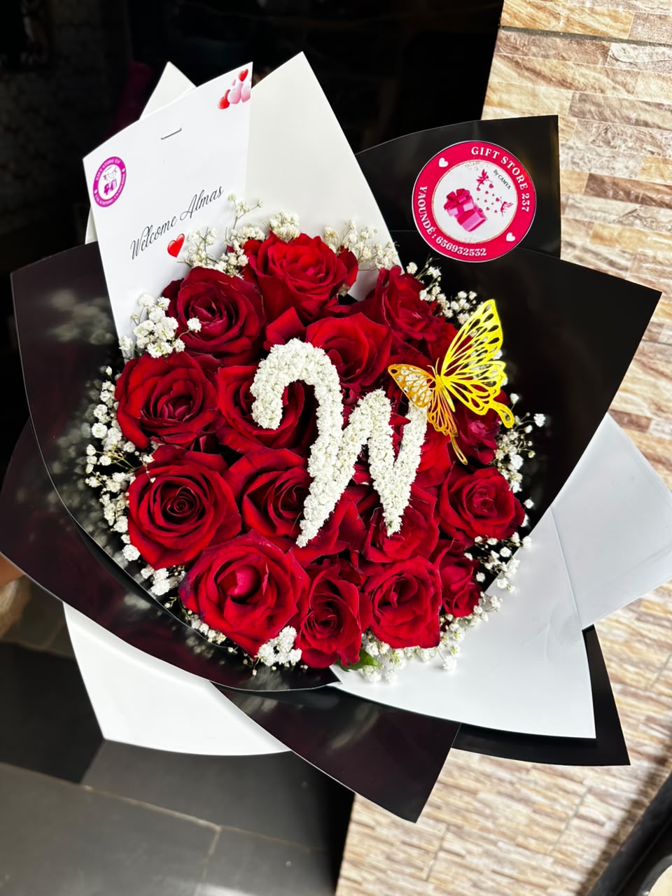 Bouquet de fleurs naturelles