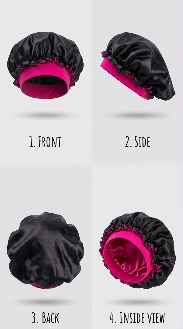 Bonnet en satin