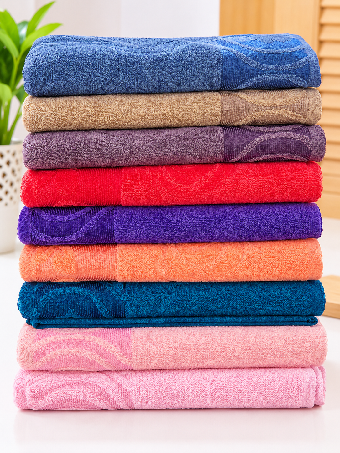 Serviettes 100% coton 