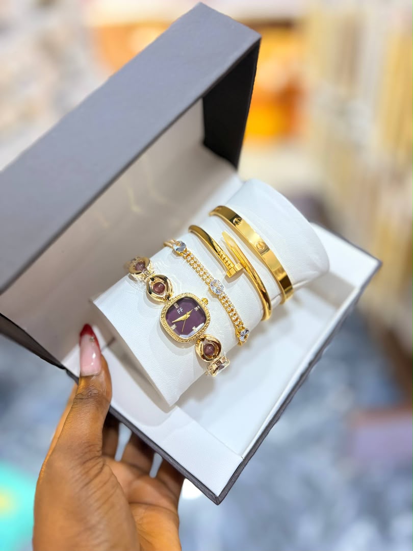 Ensemble montre + bracelets