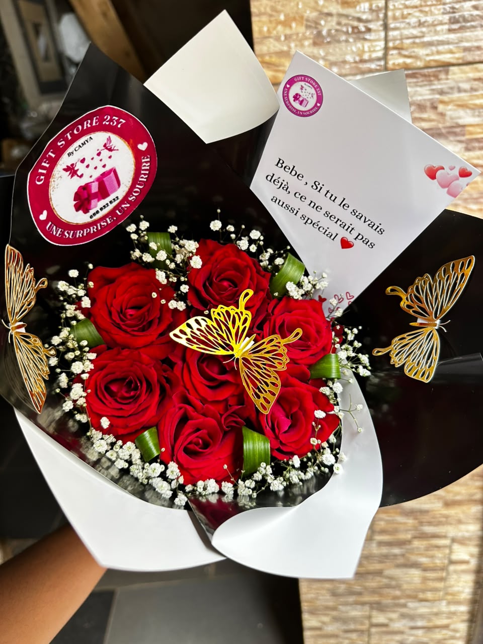 Bouquet de fleurs naturelles